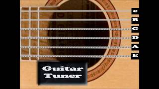 Standard Acoustic Guitar Tuner  Interactive [upl. by Arni]