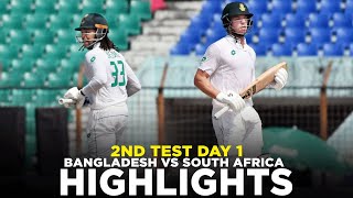 Full Highlights  Bangladesh vs South Africa  2nd Test Day 1  M3H1K [upl. by Neerroc]