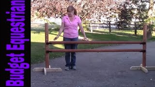 How To Build a Homemade Horse Jump for Less Than 30 [upl. by Amadas]