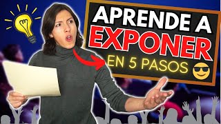 ☝️Cómo EXPONER EN CLASE Fácilmente y sin Nervios Mi Método Secreto en 5 Pasos [upl. by Koslo431]