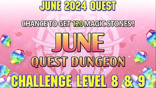 PAD June 2024 Quest Challenge Level 8 amp 9 Fixed Team [upl. by Stacie]