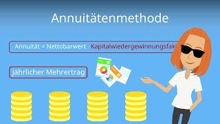 Annuitätenmethode  Dynamische Investitionsverfahren einfach erklärt [upl. by Jeddy543]