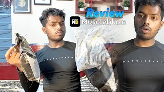 Muscleblaze Compression Tshirts Gym tshirt for men  Muscleblaze Best Quality [upl. by Falk]