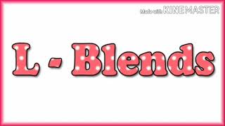 L blend words introduction learn consonant blends bl cl fl gl pl sl words reading with phonics [upl. by Lewanna]