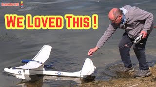 We Loved This  RC Float Plane with Super Glide Flight Characteristics [upl. by Aratas]