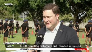 1000 new law enforcement trainees undergo training in Cape Town [upl. by Nellad]