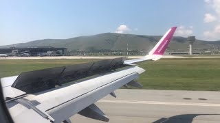 Wizz Air  A321 GWUKG Descent and Landing in Prishtina Airport [upl. by Yffub]