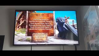 Dragons Riders Of Berk Part 1 2013 UK DVD Disc 1 Menu Walkthrough [upl. by Sillihp]