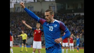 Gylfi Sigurdsson first goal for Iceland 7102011 [upl. by Ylra]