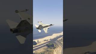 fighter Jet vs F16 GTA V shorts gta [upl. by Binetta]