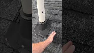 Botched roof install  NO CHALK LINES REUSED PIPE BOOTS GAPS IN STEP FLASHING [upl. by Neelyar]