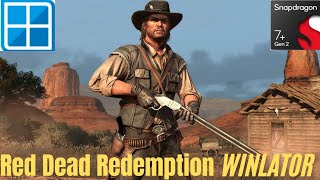 Red Dead Redemption Android Gameplay on Poco F5 7 gen 2 Winlator 80 [upl. by Arval]