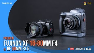 Live Fujifilm  Preview Fujinon XF1680mm F4 และ Fujinon 50mm F35 [upl. by Gregorio]