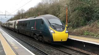 Avanti passing through Canley station Coventry 301223 [upl. by Odraude]