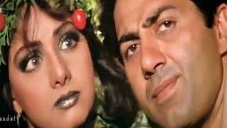 Tera bimar Mera Dil  Sridevi Sunny Deol chaalbaaz movie  hit Bollywood song [upl. by Norad569]