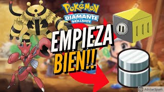 CONSEGUIR ELECTRIZADOR Y REV METÁLICO AL PRINCIPIO DEL JUEGO POKEMON DIAMANTE BRILLANTE [upl. by Enna]