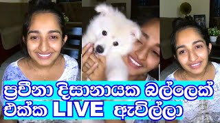 ප්‍රවීනා හදිසියේ LIVE ඇවිත්Praveena Dissanayake live [upl. by Fanning]