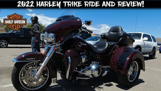 2022 Harley Trike Tri Glide Ultra Ride and Review [upl. by Mutua453]