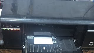 Epson L805 printer CD DVD Sensor Problem CD Tray problem pvc card printing Problem error Red Light [upl. by Small]