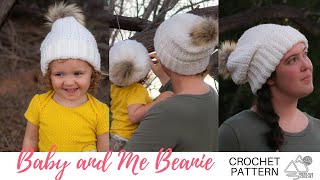 How to Crochet a Herringbone Stitch Beanie Hat Step by Step Tutorial [upl. by Doralynne]