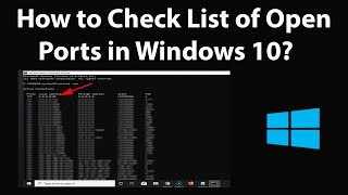 How to Check List of Open Ports in Windows 10 [upl. by Elehcir]