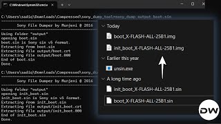 How to Extract Sony BootsinInit Bootsin and Get its IMG Files [upl. by Amej]