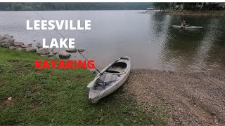 LEESVILLE LAKE KAYAKING [upl. by Ailuj]