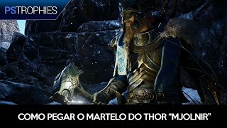 Assassin’s Creed Valhalla  Como pegar o MARTELO DO THOR  MJOLNIR  Troféu 🏆 Digno [upl. by Aerdnu]