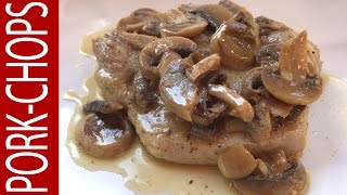 YiaYias Greek Recipe  Making Pork Chops amp Mushroom Recipe [upl. by Fiel]