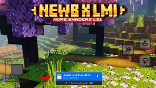 Newb x LMI Shader for MCPE 121 Enhanced Graphics amp Realism [upl. by Larrad572]