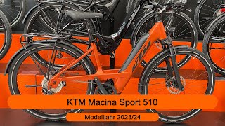 KTM Macina Sport 510  Modelljahr 2023  2024 [upl. by Kcirdot]