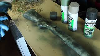 How to Paint a Rifle Camouflage [upl. by Mickie]