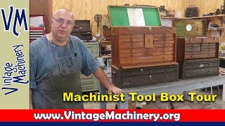 Machinist Tool Boxes A Tour of Boxes Saved from the Scrapper [upl. by Etnaik]