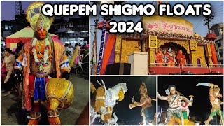 Quepem Shigmo Floats 2024 shigmotsav shigmo floats [upl. by Arquit]