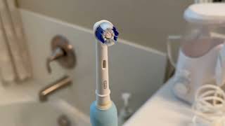 OralB Pro 1000 Electric Toothbrush Quick Review [upl. by Karilla]