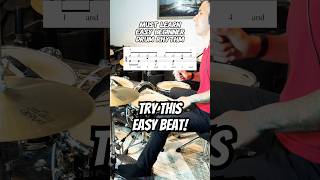 Easy BEGINNER Drummer 8th note Groove  Beat Drum Lesson drums [upl. by Peirce]