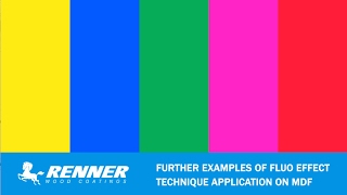 Fluo on MDF  Coating System [upl. by Normi]