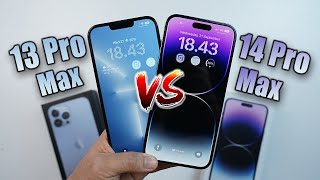 iPhone 13 Pro Max vs 14 Pro Max Worth it Gak si Upgrade [upl. by Gnouhp]