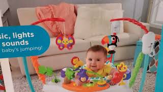 FisherPrice Animal Activity Jumperoo HOW TO Unbox and Assemble [upl. by Edmunda]