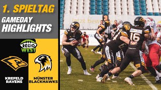 Highlights  Krefeld Ravens vs Münster Blackhawks [upl. by Sherborne895]