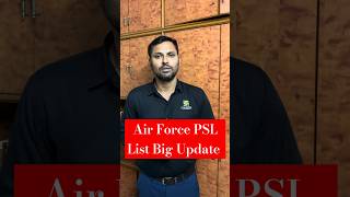 Air Force PSL List update shorts [upl. by Oirasan]