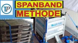 LADING VASTZETTEN MET SPANBANDEN SPANBANDEN GEBRUIKEN 3 METHODES VOOR LADING VASTZETTEN SPANBAND [upl. by Lisle]