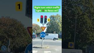 Turning right 🚦where to focus cardrivingtipsforbeginners [upl. by Baynebridge]