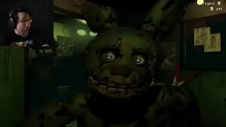 Markipliers first jumpscare from FNAF 14 but with quotsubtlequot foreshadowing [upl. by Euqinay]