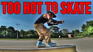 Struggling To Skate Through The Heat Top Acids Switch Ups  Razor SL Aggressive Inline Skate Vlog [upl. by Niawtna]