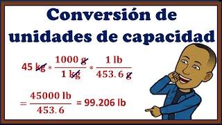 Conversión de Unidades de Medidas  Masa y Capacidad gramo litros libra kilogramo decilitros [upl. by Esma]