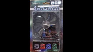 bluegears bgears bflexi120 RGBOff LED 3pin Fan Review Pt 1 [upl. by Atsirc323]