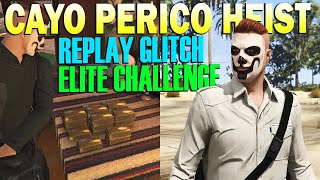 Cayo Perico Heist Replay Glitch Elite Challenge GTA Online Update SOLO Money Guide [upl. by Annoj519]