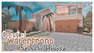 ROBLOX  Bloxburg Coastal Waterfront Beach House  310k  Speedbuild  Tour  Screenies [upl. by Bettencourt379]