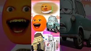 Annoying Orange vs Professer Z car vs Sven Car Eater X Coffin Dance Tiles Hop Edm Rush [upl. by Anuahsat]